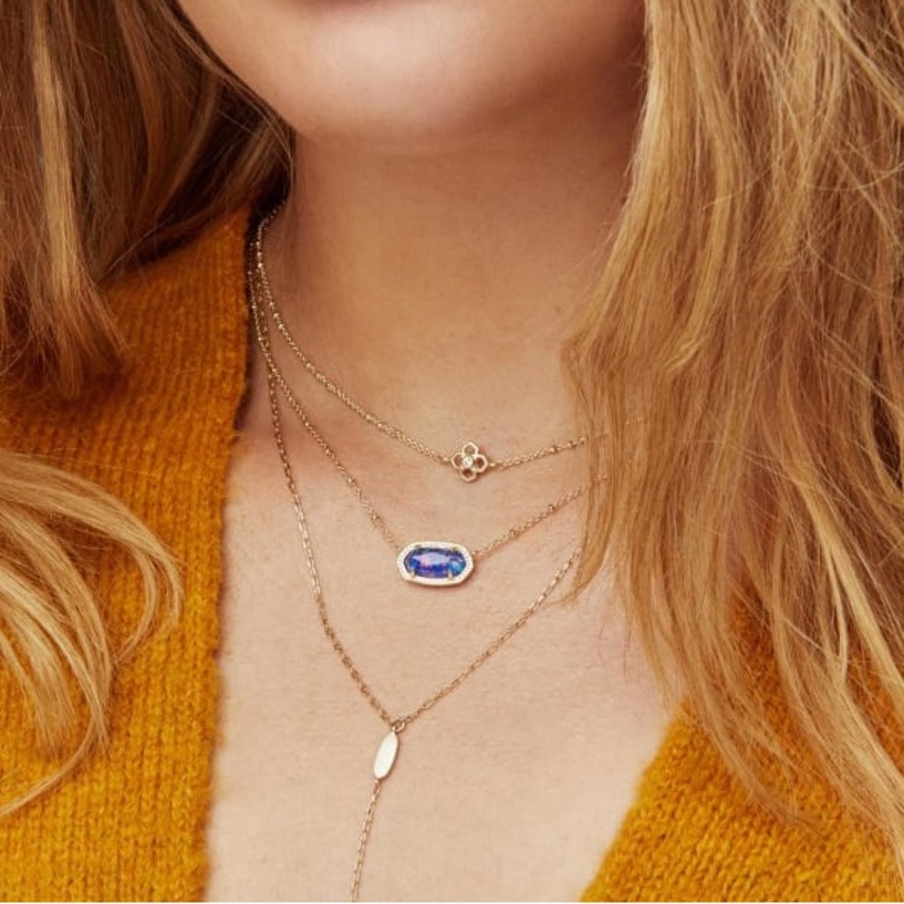 Rose Gold Kendra Scott Rue Necklace